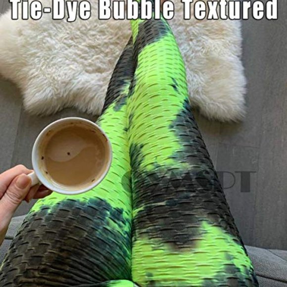 High Waisted Ruched Booty Leggings Workout - Picture 3 of 6